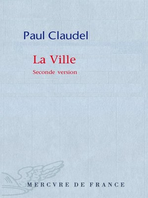 cover image of La Ville. Seconde version
